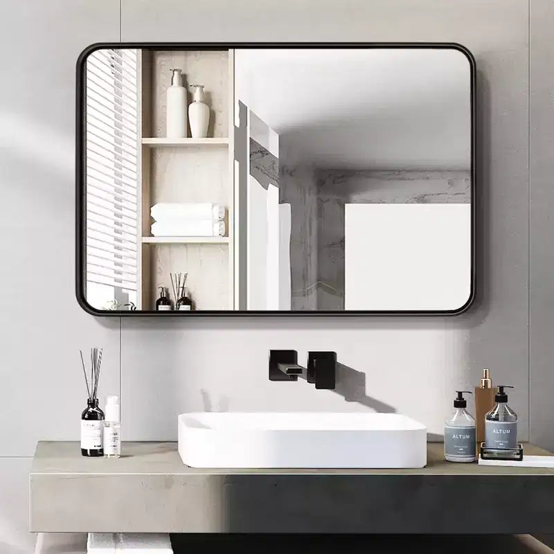 Miroir décoratif mural à cadre profond
