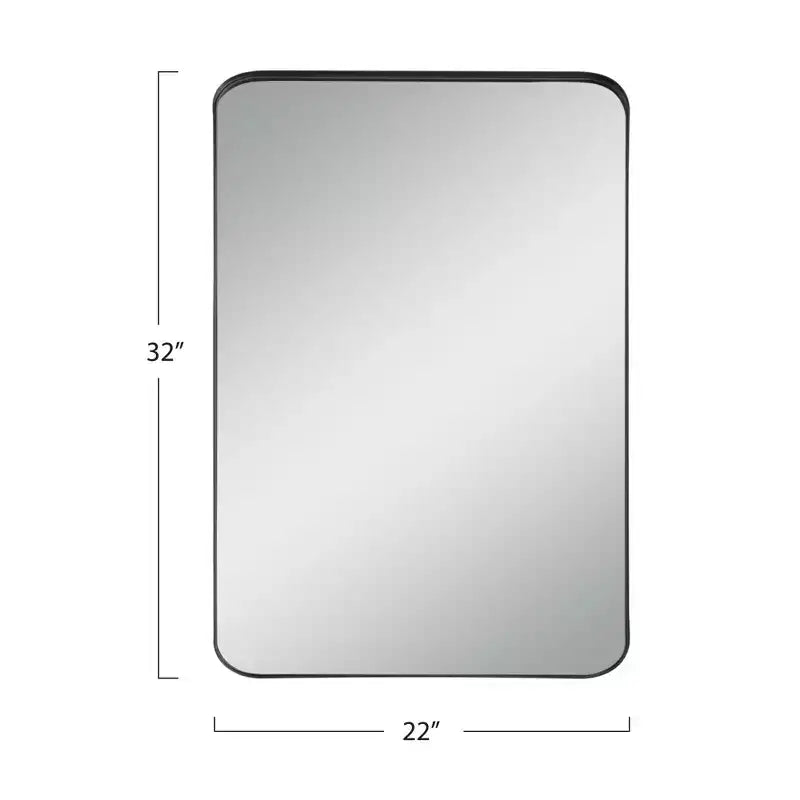 Miroir décoratif mural à cadre profond