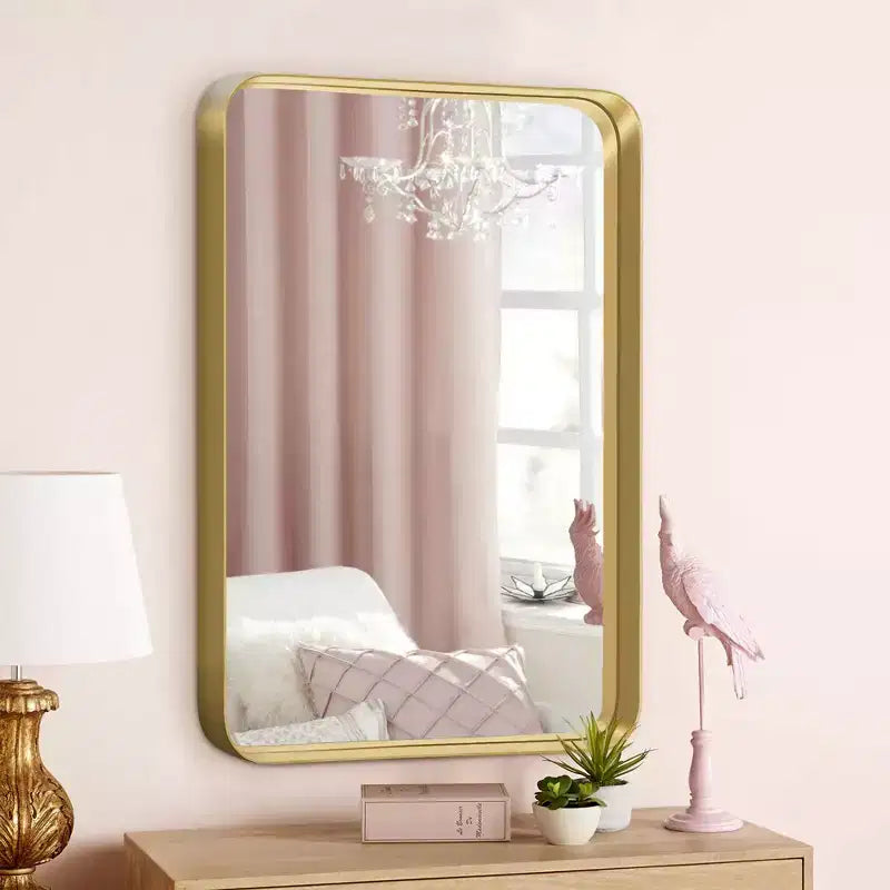 Miroir décoratif mural à cadre profond