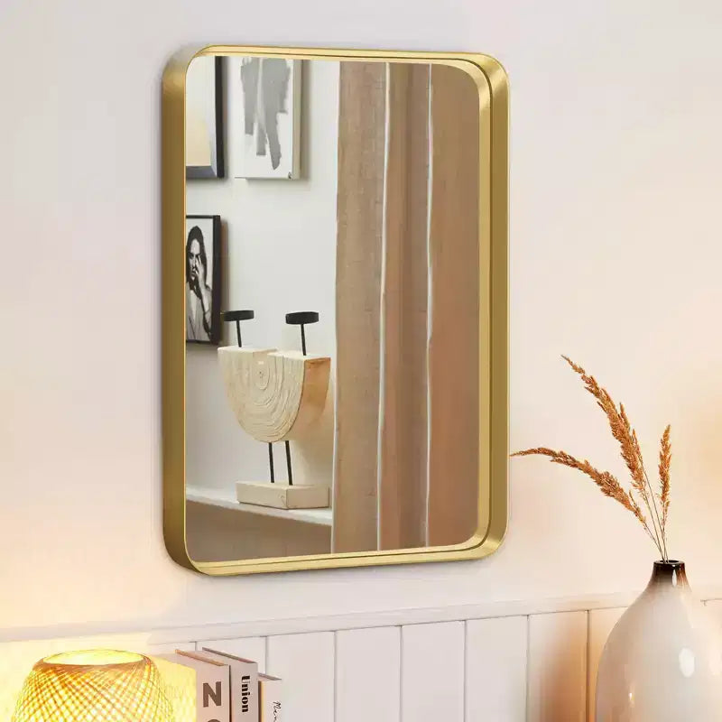 Miroir décoratif mural à cadre profond