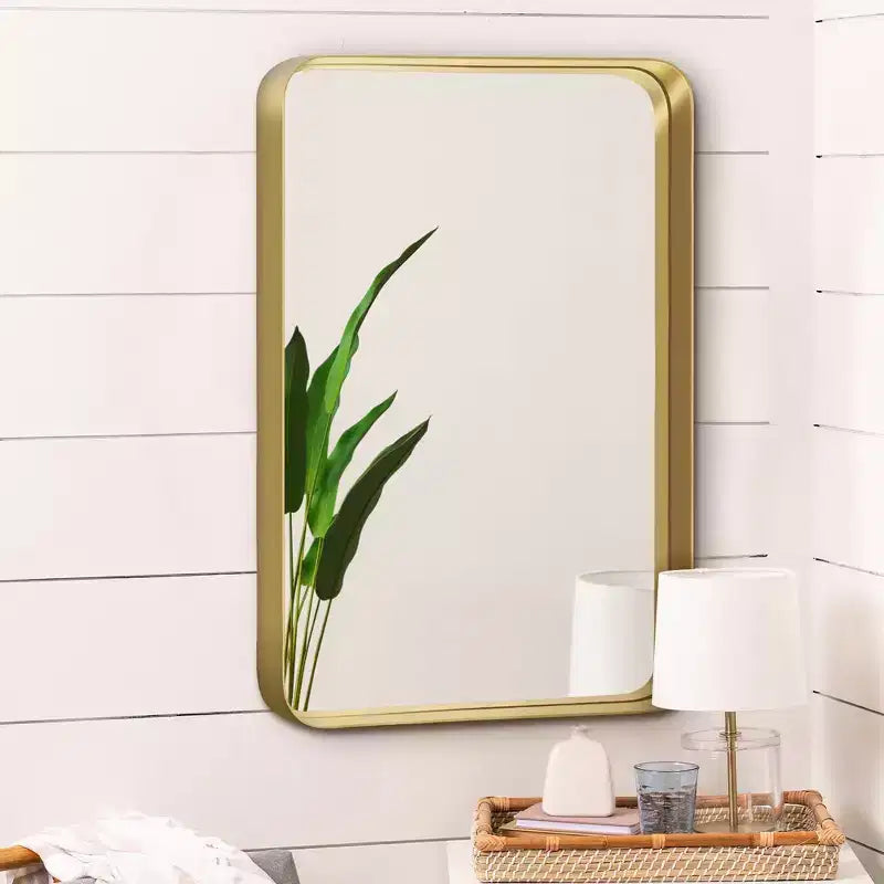 Miroir décoratif mural à cadre profond