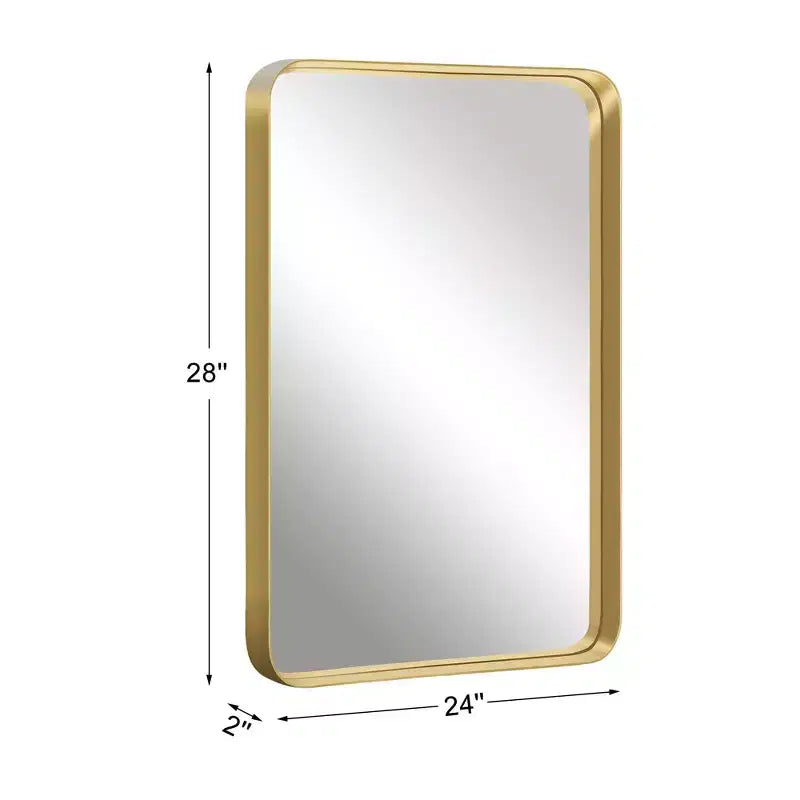 Miroir décoratif mural à cadre profond