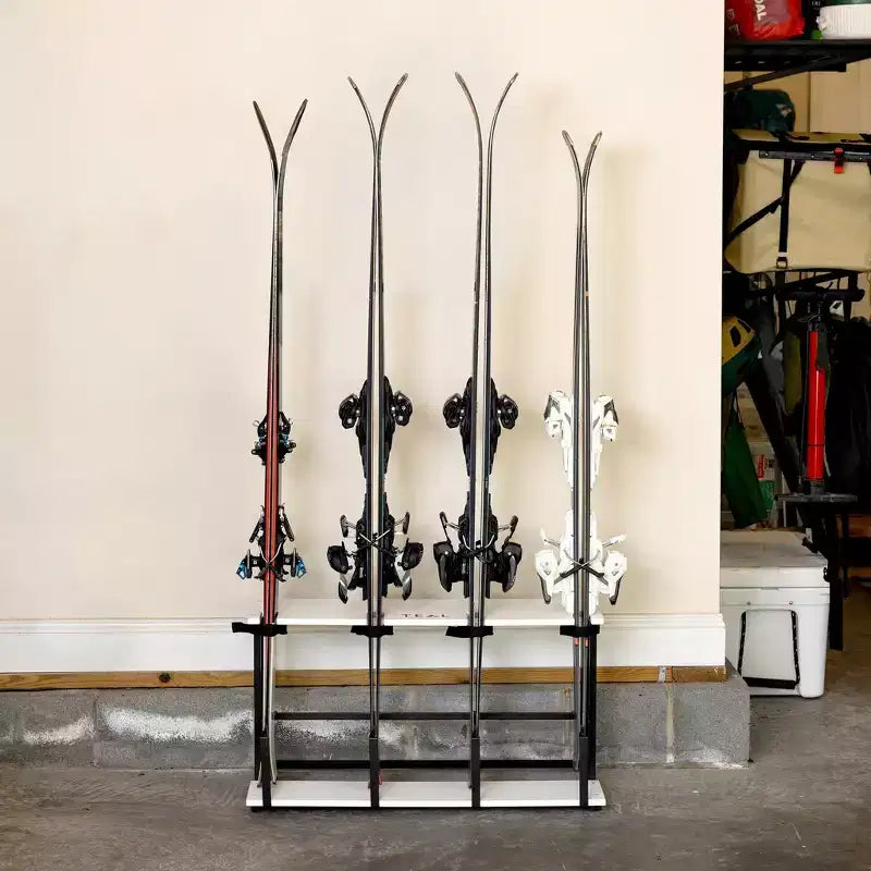 Organisateur de ski | Peut contenir 4 paires de skis et bâtons