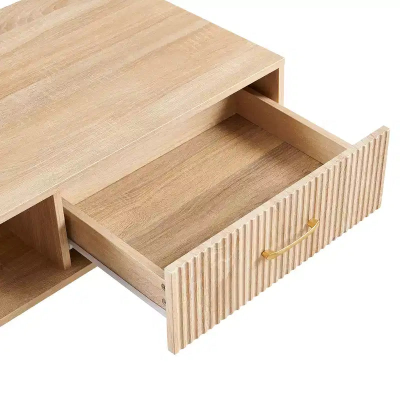 Table basse en bois de pêcher