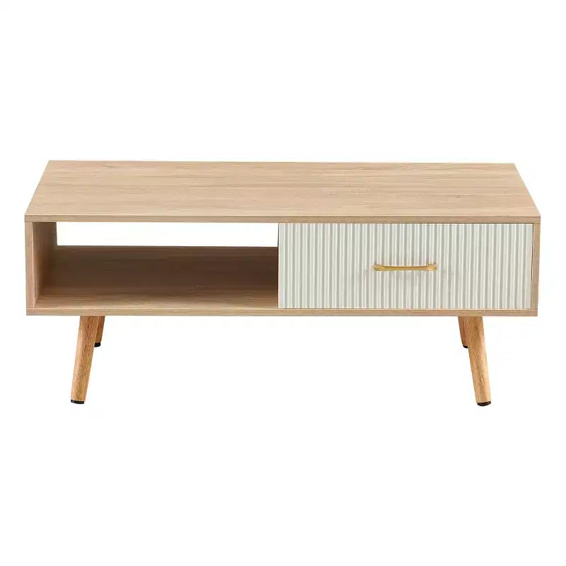 Table basse en bois de pêcher