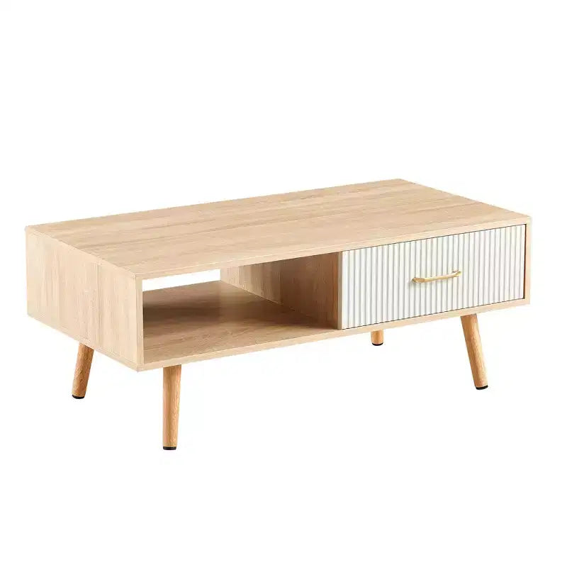 Table basse en bois de pêcher