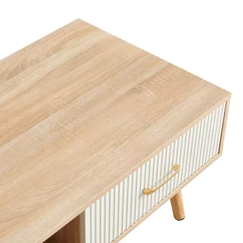 Table basse en bois de pêcher
