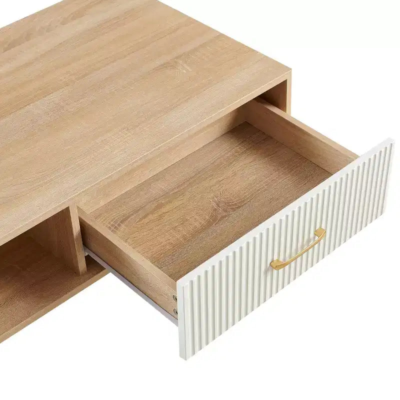 Table basse en bois de pêcher
