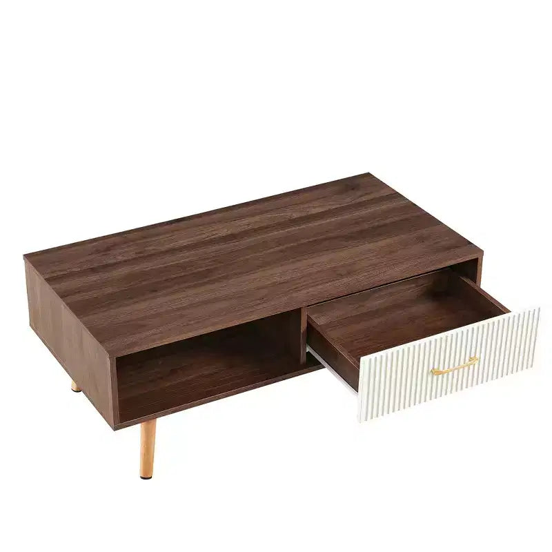 Table basse en bois de pêcher