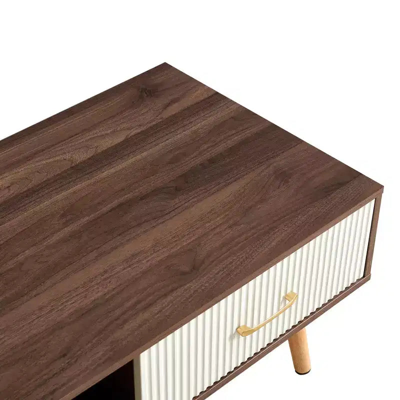 Table basse en bois de pêcher