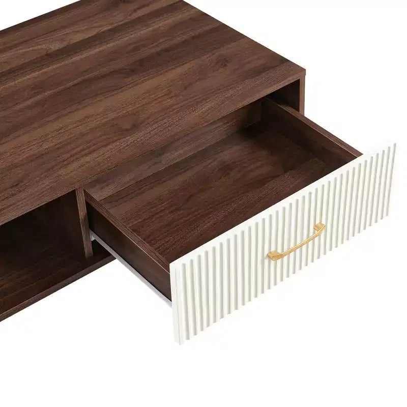 Table basse en bois de pêcher