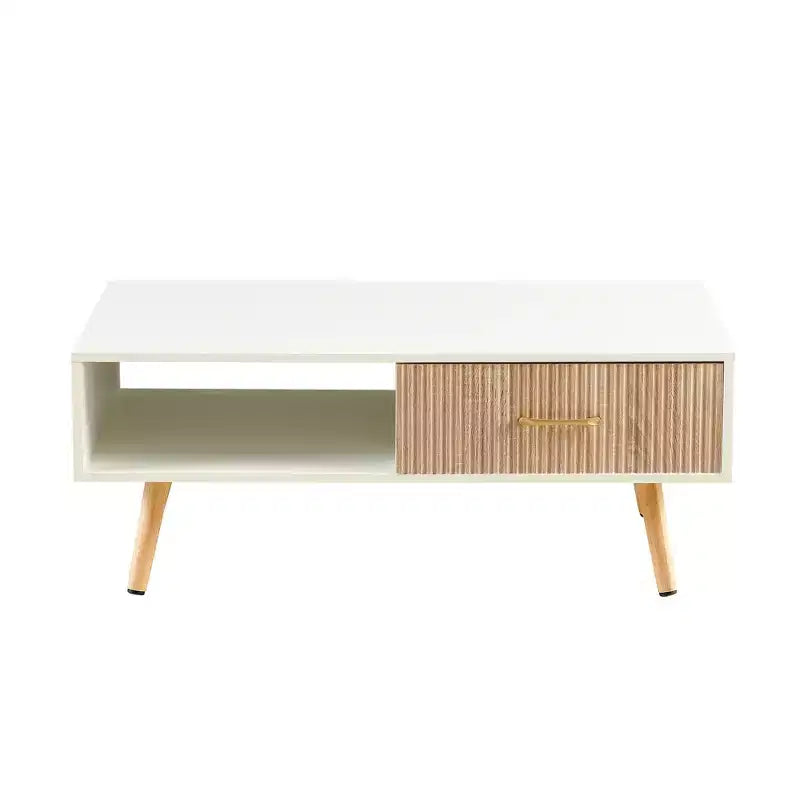 Table basse en bois de pêcher