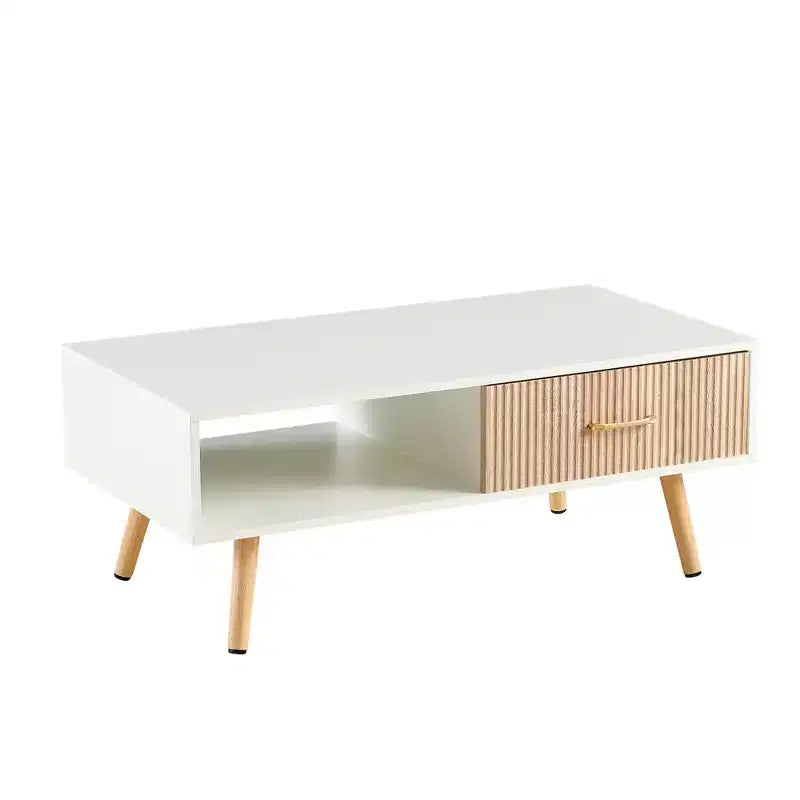 Table basse en bois de pêcher