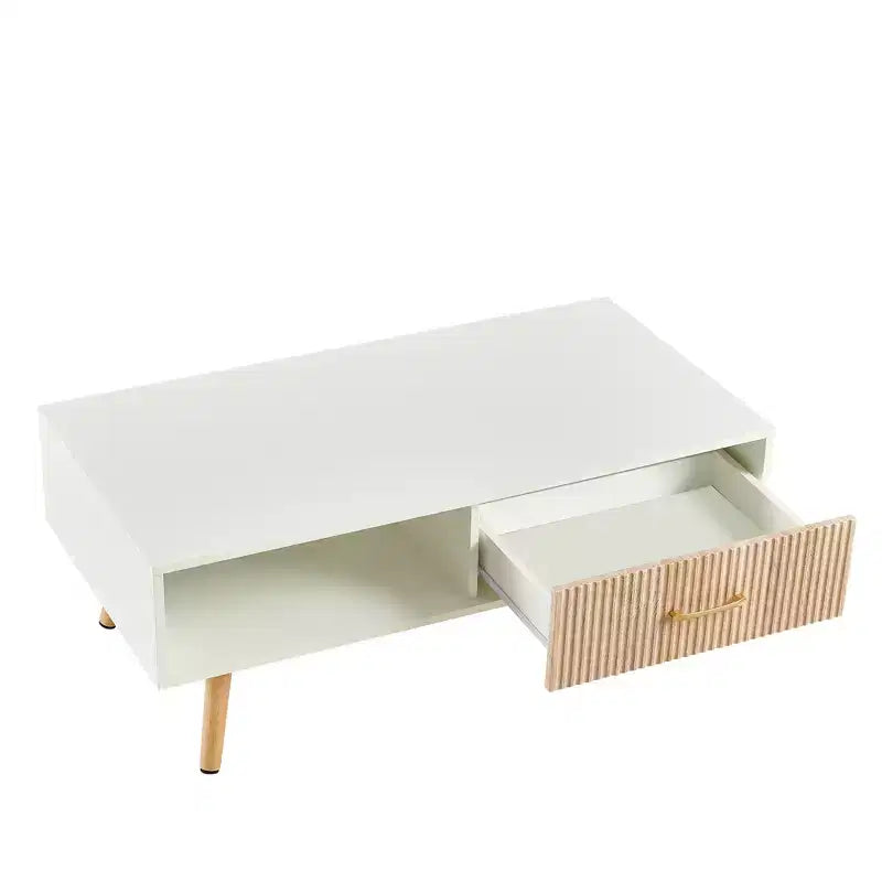 Table basse en bois de pêcher