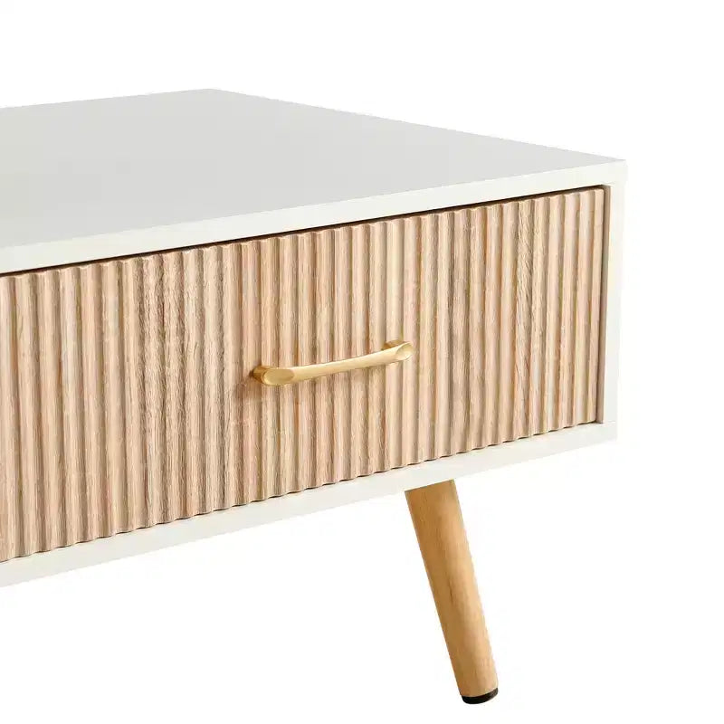 Table basse en bois de pêcher