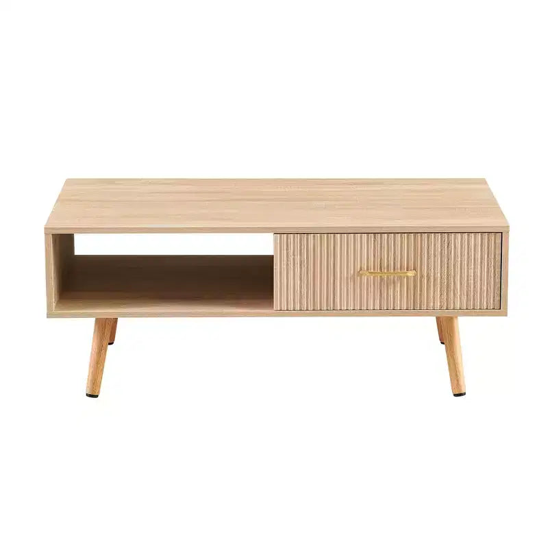 Table basse en bois de pêcher