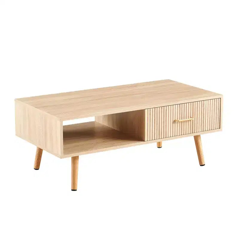 Table basse en bois de pêcher
