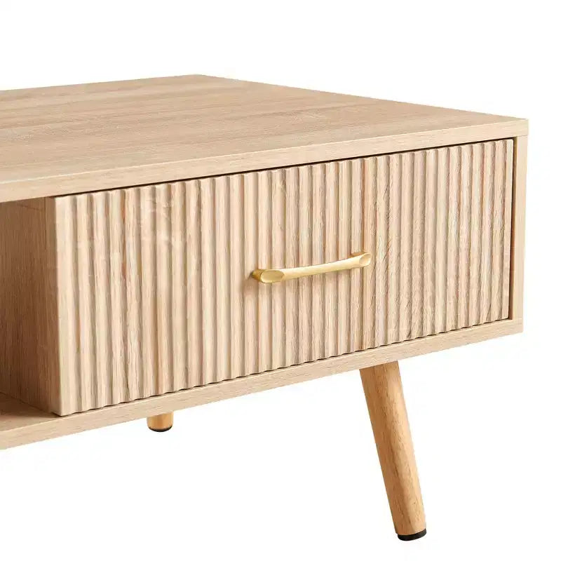 Table basse en bois de pêcher