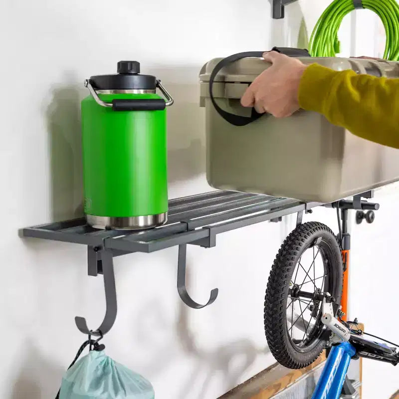 Étagère de rangement murale pour garage | Grise