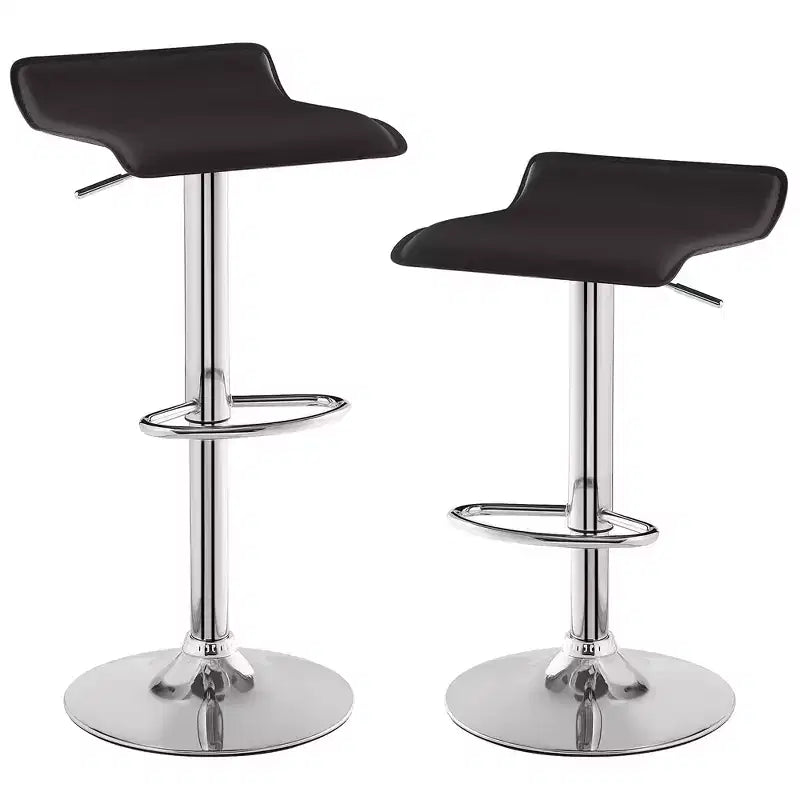 Tabourets de bar avec barre pivotante et hauteur réglable, adaptés aux cuisines/bars/salles à manger/salons.