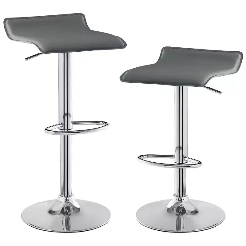 Tabourets de bar avec barre pivotante et hauteur réglable, adaptés aux cuisines/bars/salles à manger/salons.