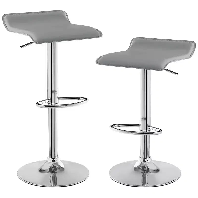 Tabourets de bar avec barre pivotante et hauteur réglable, adaptés aux cuisines/bars/salles à manger/salons.