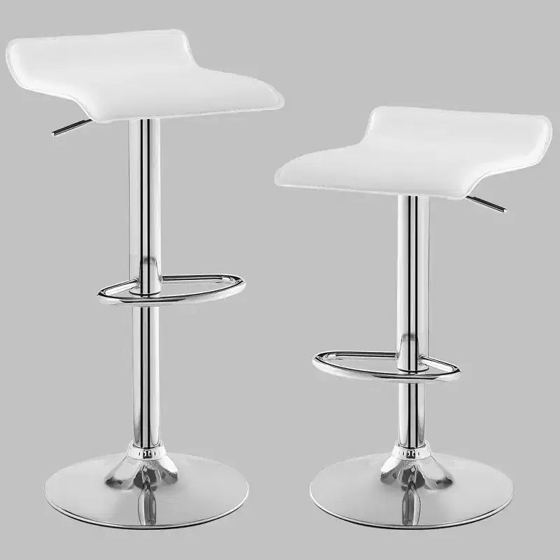 Tabourets de bar avec barre pivotante et hauteur réglable, adaptés aux cuisines/bars/salles à manger/salons.