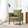 Fauteuil club capitonné, fauteuil baquet avec pieds en bois massif et support lombaire.
