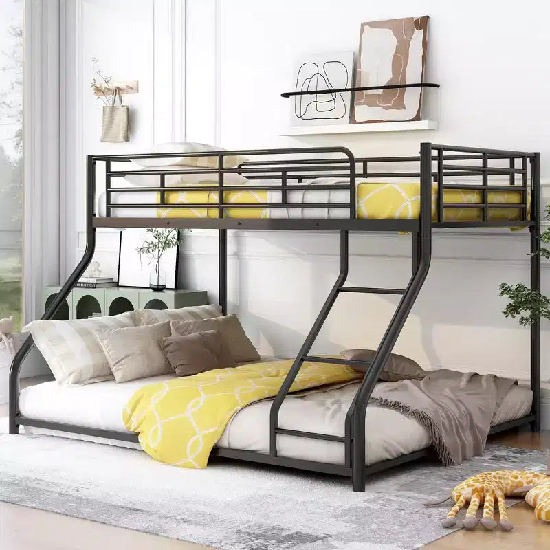 Whisen Stylish Metal Floor Bunk Bed