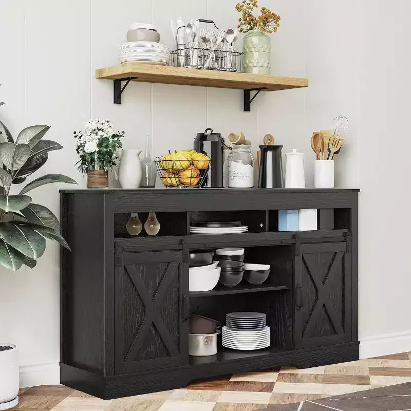 Meuble TV de style ferme