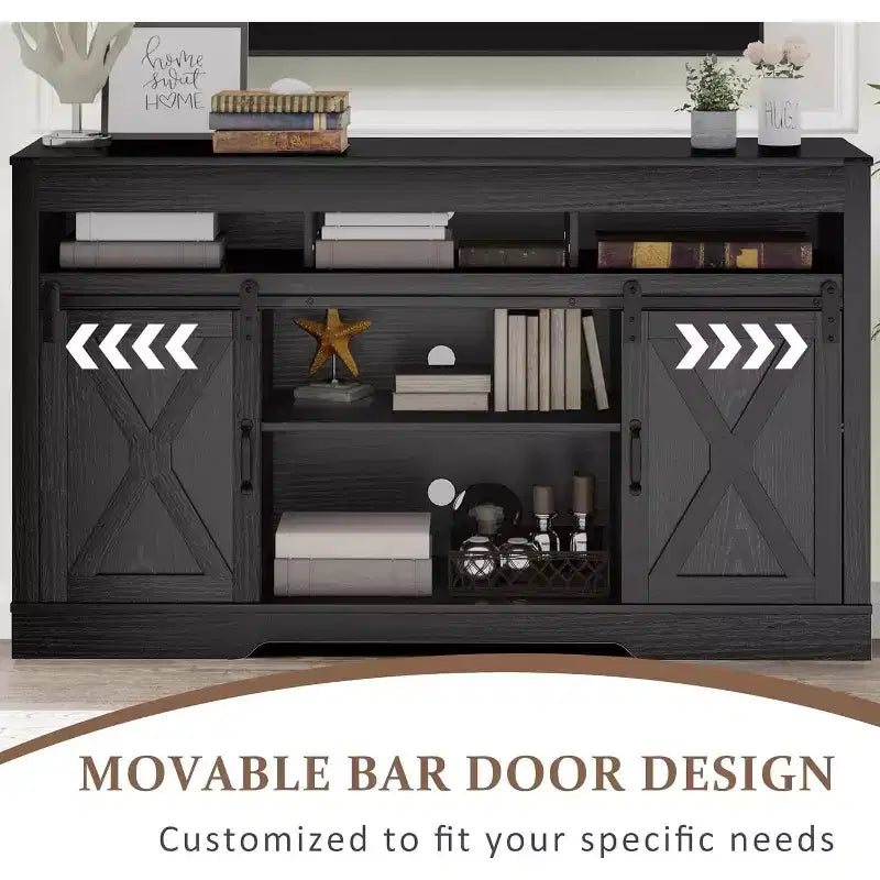 Meuble TV de style ferme