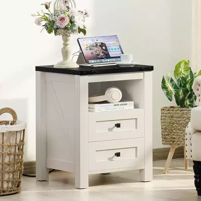 Table de chevet de style campagnard