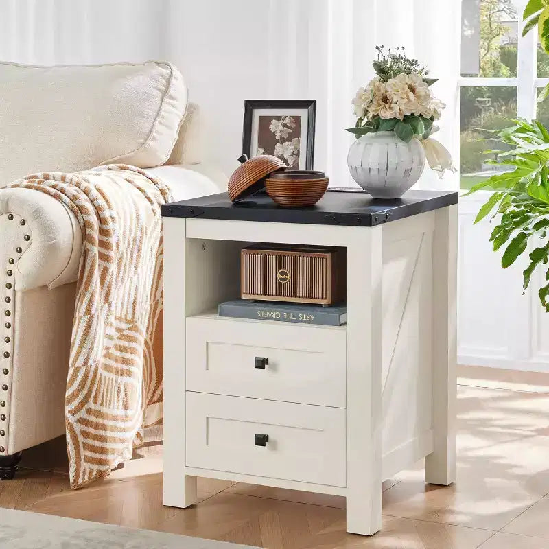 Table de chevet de style campagnard