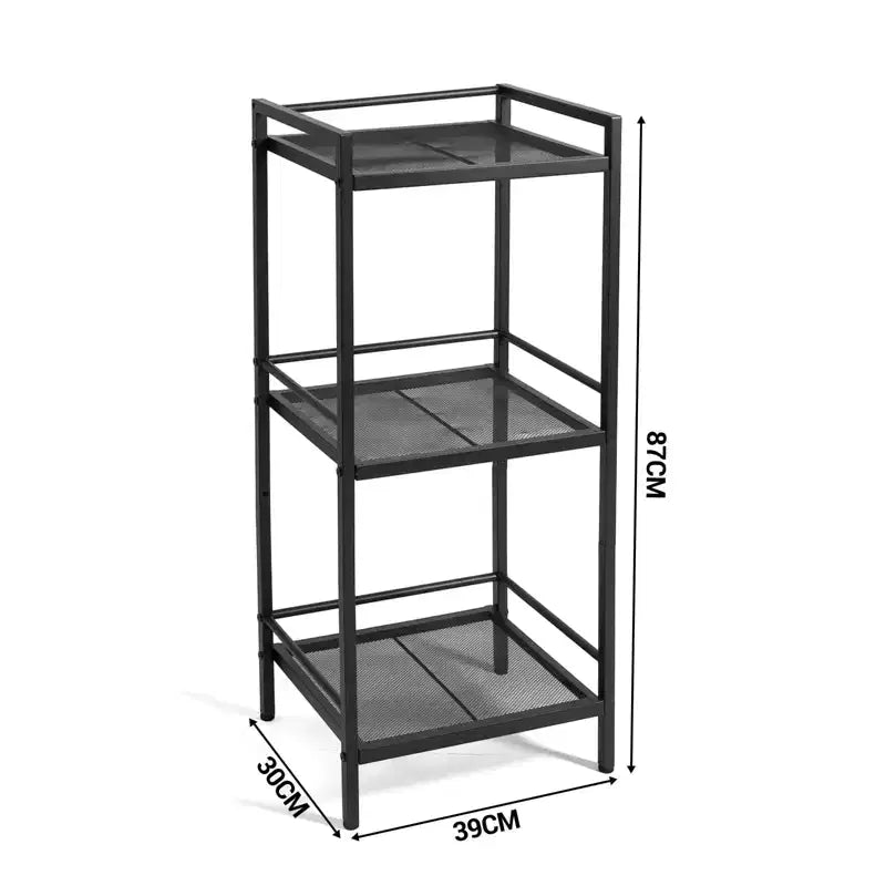 Étagère métallique 12 unités de rangement étroites pour salle de bain, cuisine et buanderie