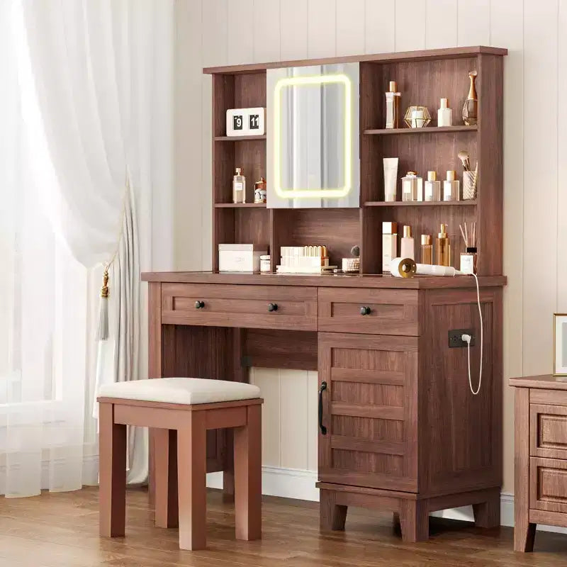 Coiffeuse avec miroir