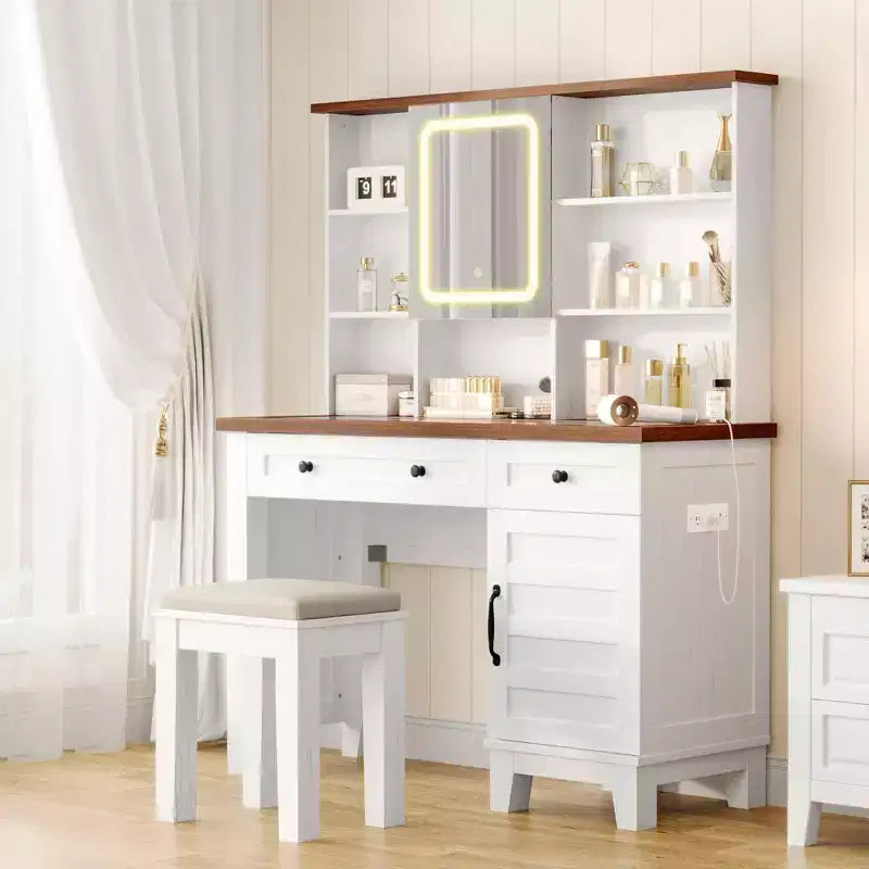 Coiffeuse avec miroir