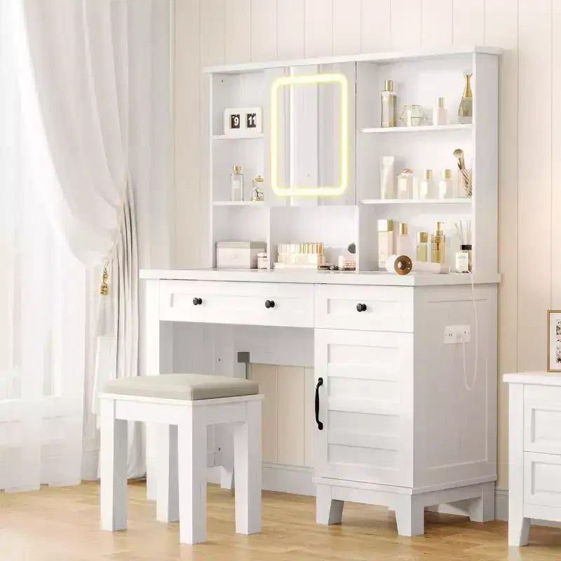 Coiffeuse avec miroir