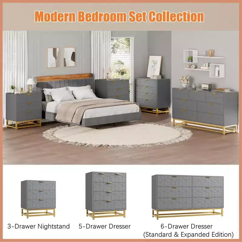 Commode de chambre, commode en bois rose à 4 tiroirs avec poignées, rangement moderne pour couloir et entrée