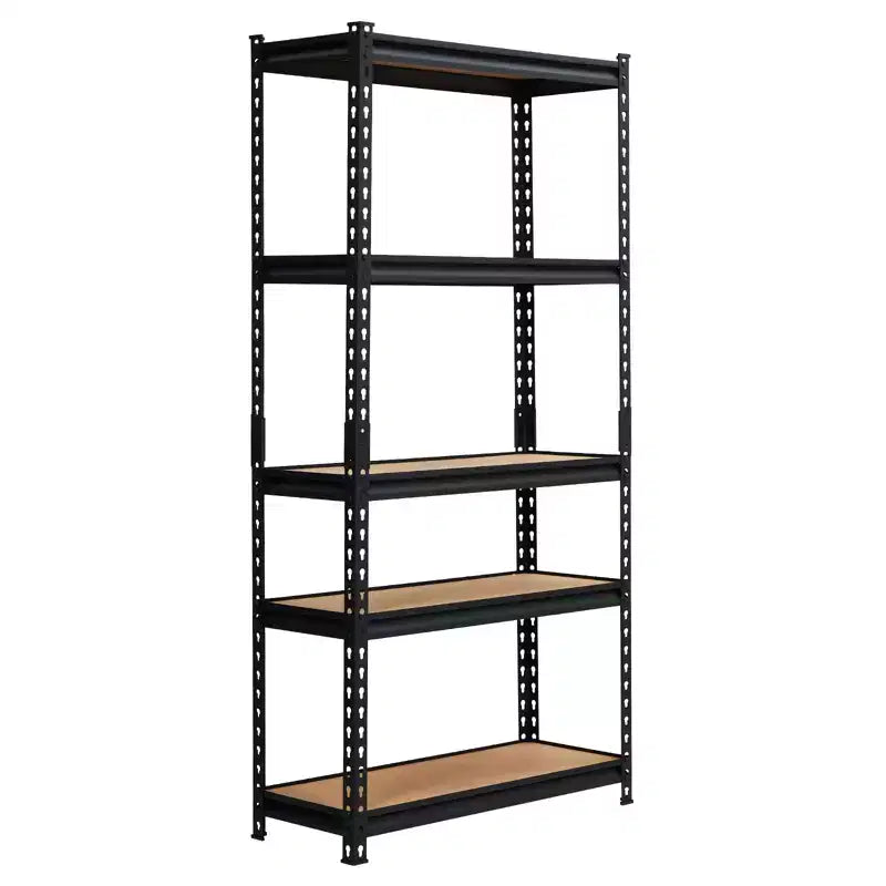 Heavy Duty Storage Shelves, 5 Tier Garage Storage Shelving, Adjustable Metal Storage Shelf Unit, Easy Assemble Garage Storage Shelving