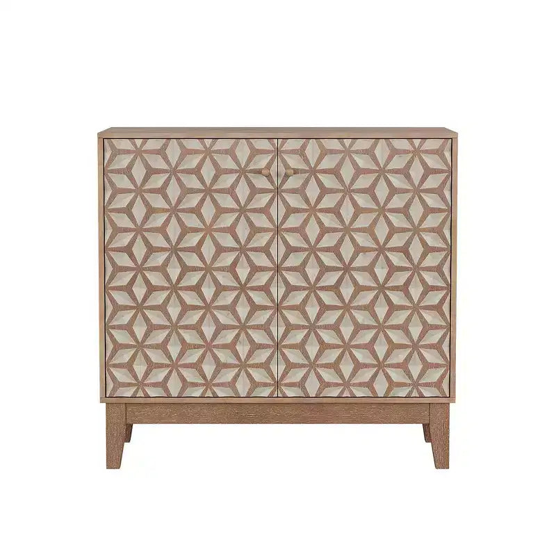 Buffet à motifs géométriques
