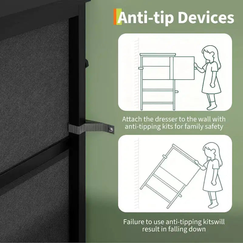 Meuble TV, Meuble de rangement console média à cadre métallique