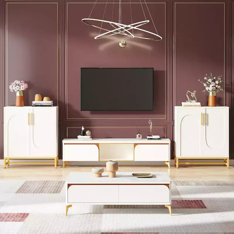 Bahut blanc moderne