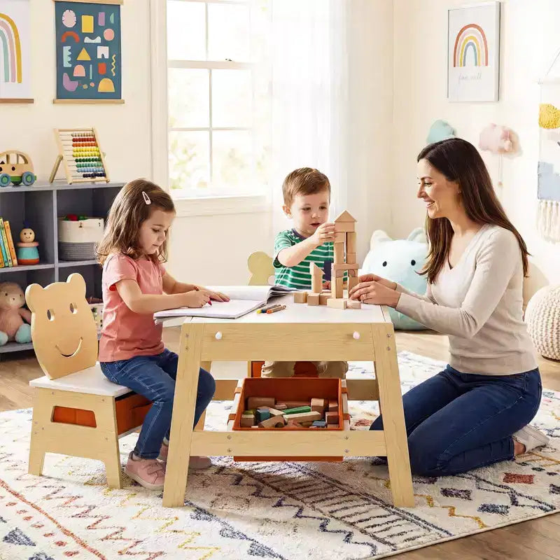 Bureau et chaise 5-en-1 pour enfants