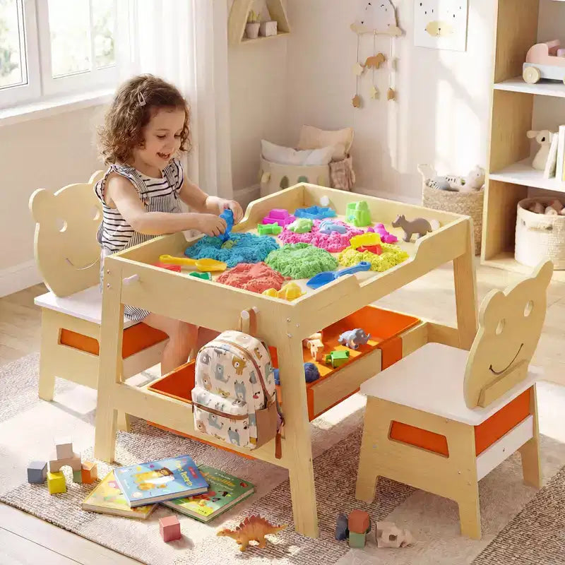 Bureau et chaise 5-en-1 pour enfants