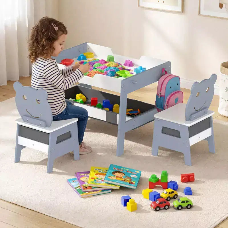 Bureau et chaise 5-en-1 pour enfants