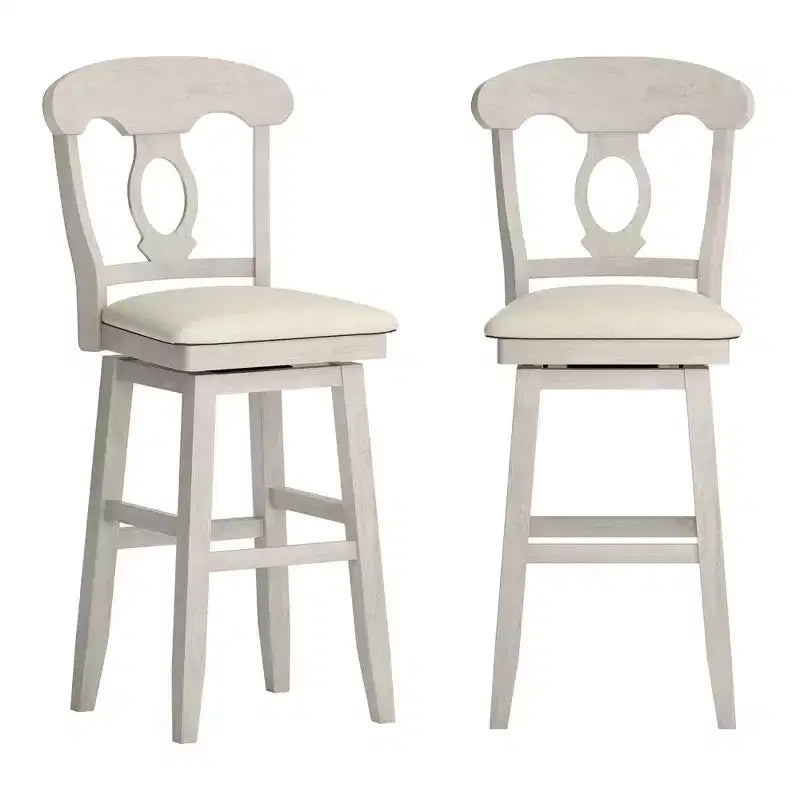 Tabouret de bar pivotant avec dossier