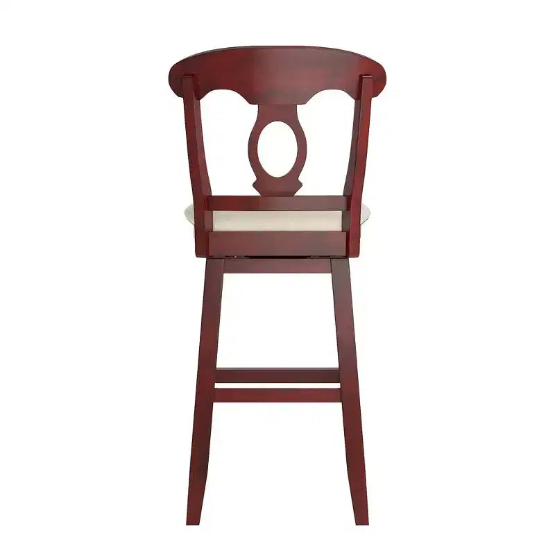 Tabouret de bar pivotant avec dossier
