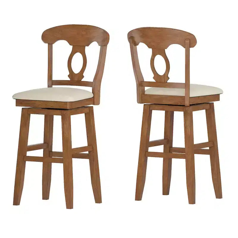 Tabouret de bar pivotant avec dossier