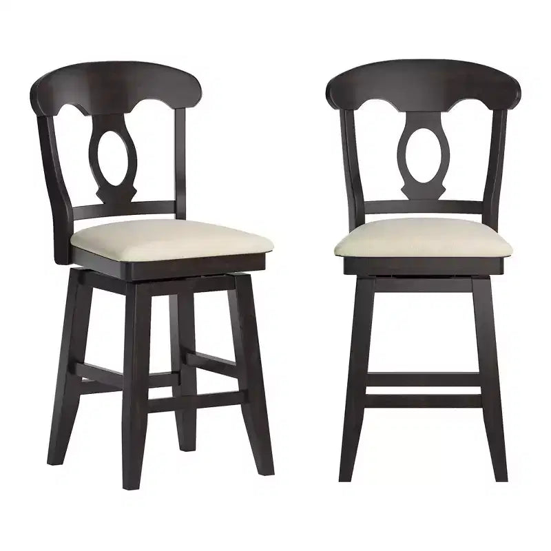 Tabouret de bar pivotant avec dossier