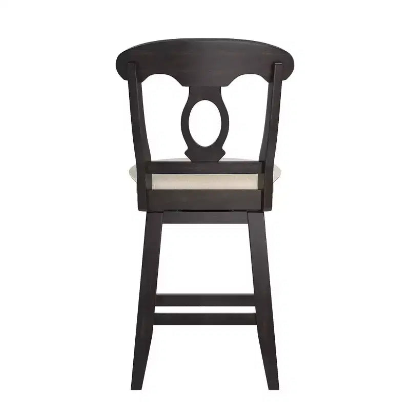 Tabouret de bar pivotant avec dossier